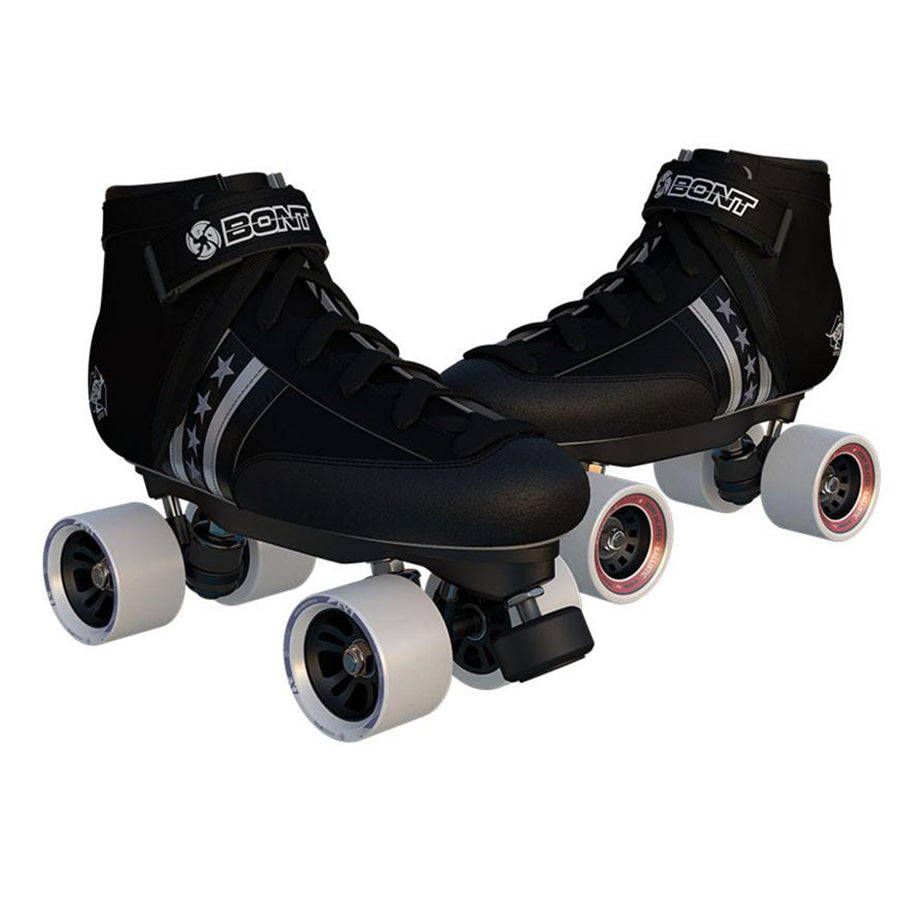Original Bont Quadstar Roller Skates with Genuine Leather Heatmouldable Boots